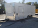 8.5' x 18' White Concession Food Trailer with Appliance