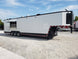 8.5' x 40' White Gooseneck Concession Food Trailer