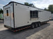 8.5' x 40' White Gooseneck Concession Food Trailer