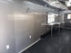 8.5' x 40' White Gooseneck Concession Food Trailer