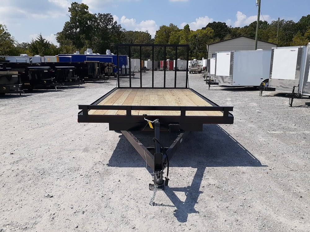Equipment Trailer 8.5' X 16' Tall Gate Heavy Duty Deck Over