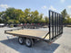 Equipment Trailer 8.5' X 16' Tall Gate Heavy Duty Deck Over