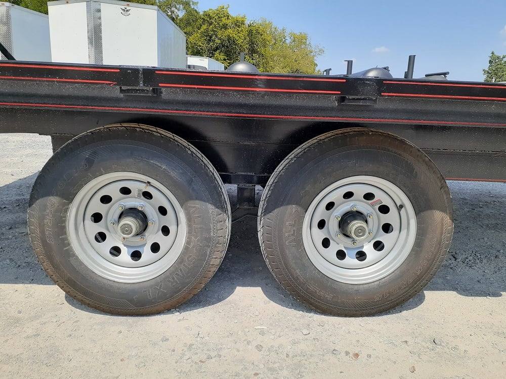 Equipment Trailer 8.5' X 16' Tall Gate Heavy Duty Deck Over