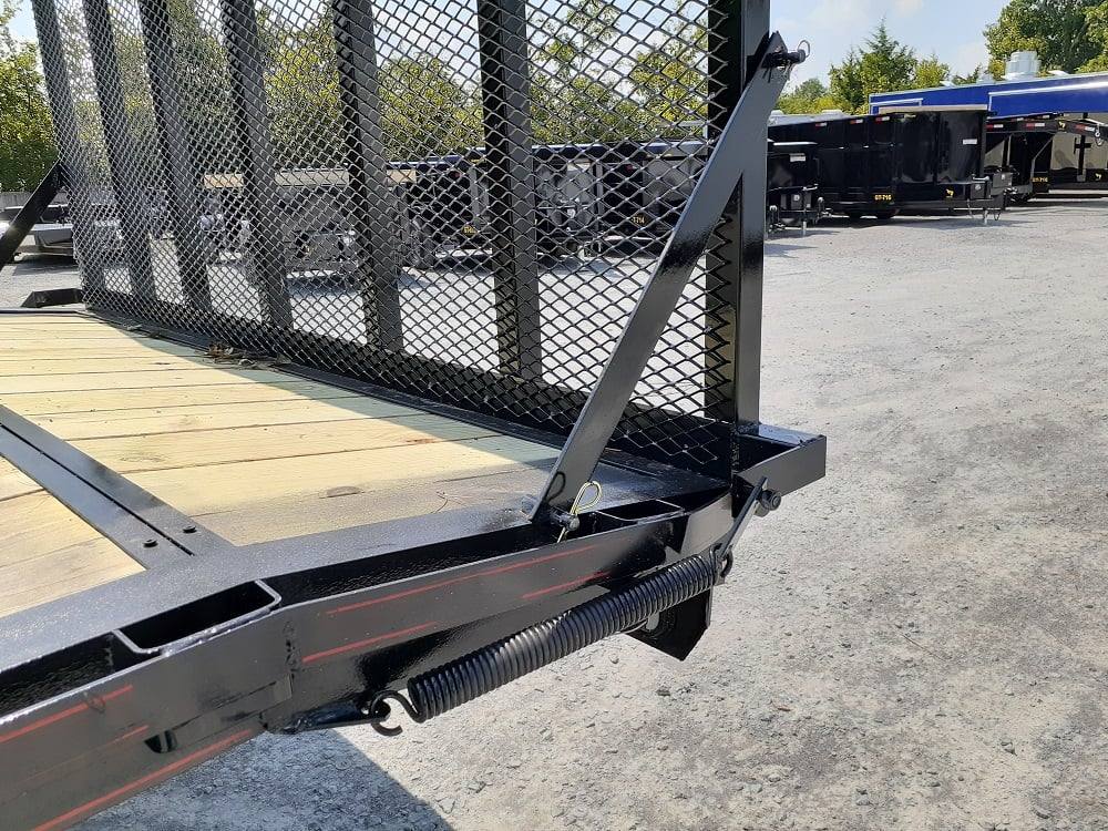 Equipment Trailer 8.5' X 16' Tall Gate Heavy Duty Deck Over