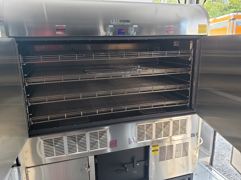 8.5 x 25 Porch Style Food Concession Trailer