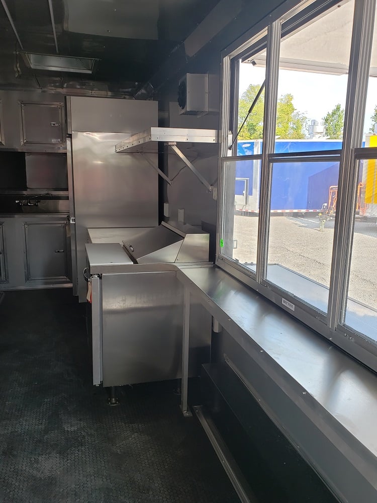 8.5 x 25 Porch Style Food Concession Trailer