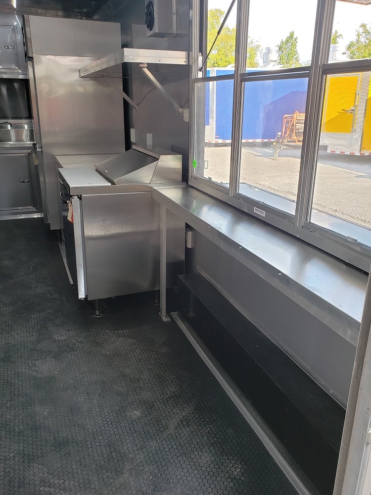 8.5 x 25 Porch Style Food Concession Trailer