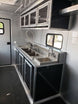 8.5 x 30 Silver Porch Style Concession Food Trailer