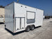 8.5' x 18' White Concession Food Trailer With Appliances