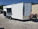 8.5' x 18' White Concession Food Trailer With Appliances