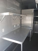 8.5' x 18' White Concession Food Trailer With Appliances