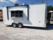 8.5 x 20 White Concession Food Trailer