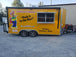 8.5 x 16 Penske Yellow Concession Food Trailer