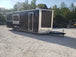 8.5' x 22' Black Porch Style Concession Trailer With Appliances