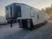 8.5' x 40' White Gooseneck Concession Food Trailer With Appliances