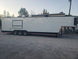 8.5' x 40' White Gooseneck Concession Food Trailer With Appliances