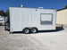 8.5' x 18' White Concession Food Trailer