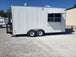 8.5' x 18' White Concession Food Trailer