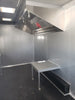 8.5' x 18' White Concession Food Trailer