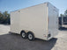 8.5' x 16' White Catering Concession Food Trailer With Appliances