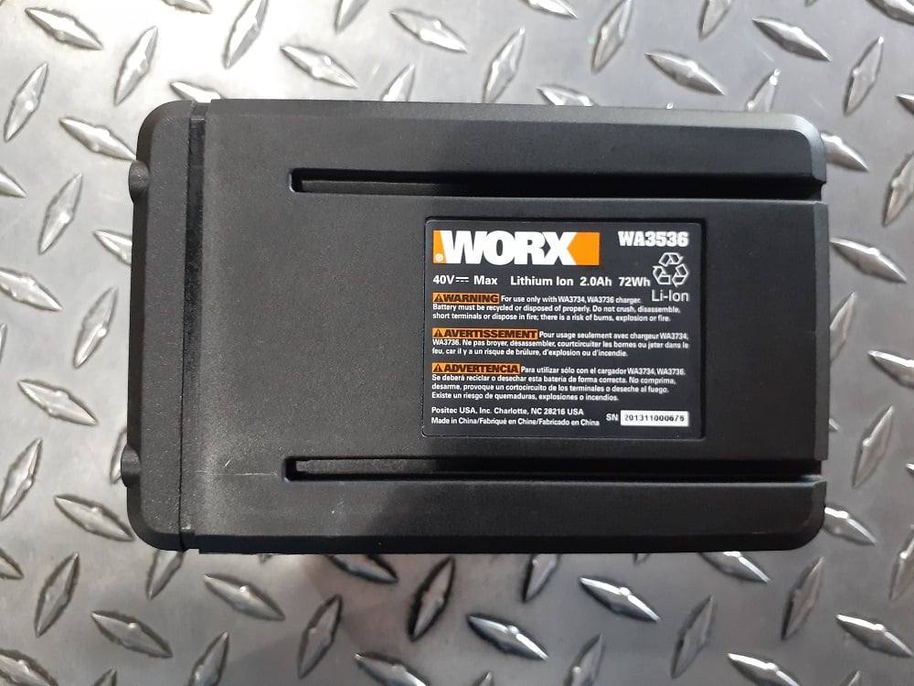 WORX WG168 40 Volt Lithium Ion Cordless Grass Trimmer