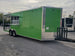 8.5' x 24' Lime Green Porch Style Concession Trailer with Restroom