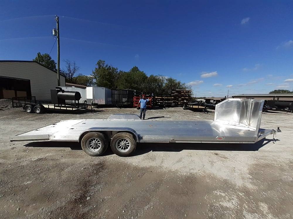 Aluminum Utility Trailer 7' X 22' Heavy Duty Car Hauler