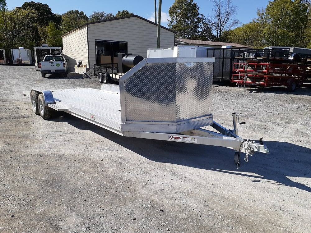Aluminum Utility Trailer 7' X 22' Heavy Duty Car Hauler