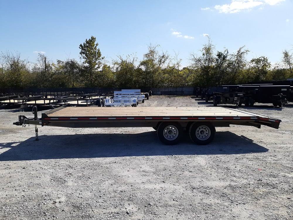 Equipment Trailer 8.5 X 20 Flat Bed Heavy Duty 5200lb Axles