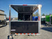 8.5' x 22' Black Porch Style Concession Food Trailer