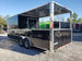 8.5' x 22' Black Porch Style Concession Food Trailer