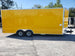 8.5' X 20' Yellow Food Catering Concession Trailer