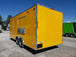 8.5' X 20' Yellow Food Catering Concession Trailer