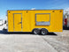 8.5' X 20' Yellow Food Catering Concession Trailer
