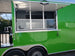 8.5' x 24' Lime Green Porch Style Concession Trailer with Restroom and Appliances