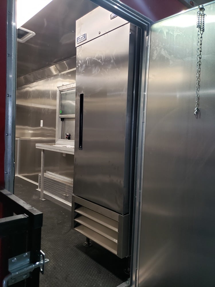 8.5 x 16 Red Food Concession Trailer