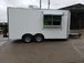 8.5' x 16' White Concession Food Trailer