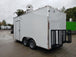 8.5' x 16' White Concession Food Trailer