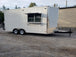 8.5' x 18' White Concession Food Trailer with Appliances