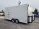 8.5' x 18' White Concession Food Trailer with Appliances