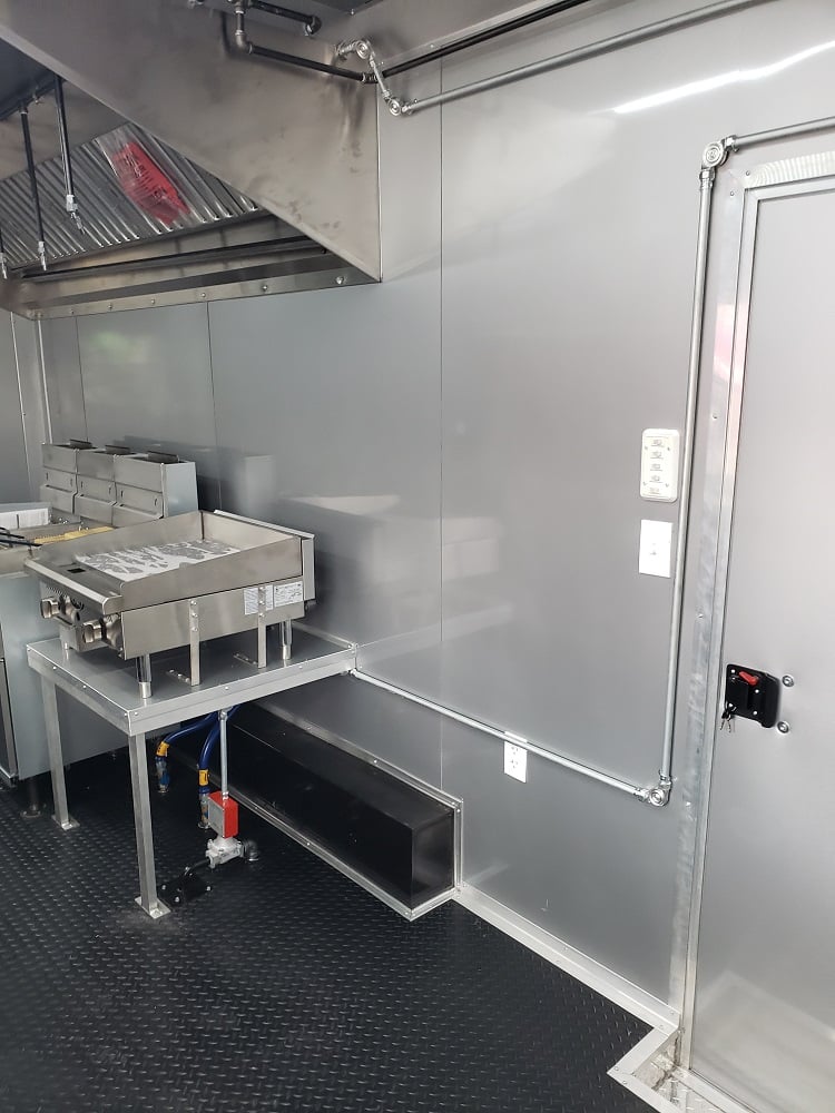 8.5' x 18' White Concession Food Trailer with Appliances