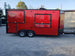 8.5' x 17' Red Food Concessions Trailer