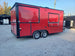 8.5' x 17' Red Food Concessions Trailer