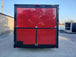 8.5' x 17' Red Food Concessions Trailer