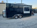 8.5' x 18' Black Concession Food Trailer With Appliances