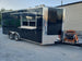 8.5' x 18' Black Concession Food Trailer With Appliances