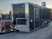 8.5' x 18' Black Concession Food Trailer With Appliances