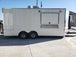 8.5' x 18' White Concession Food Trailer With Appliances