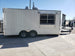 8.5' x 18' White Concession Food Trailer With Appliances