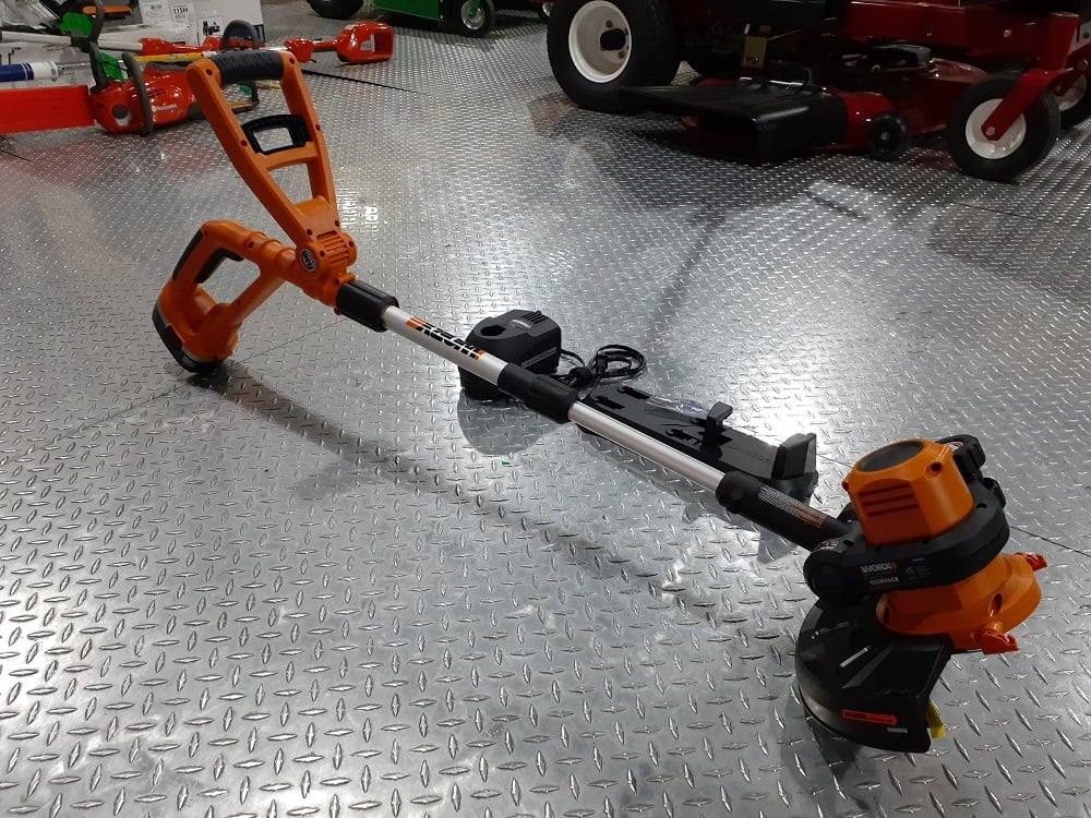 WORX GT WG150.1 10-Inch 18-Volt 2-In-1 Cordless Electric Grass Trimmer/Edger